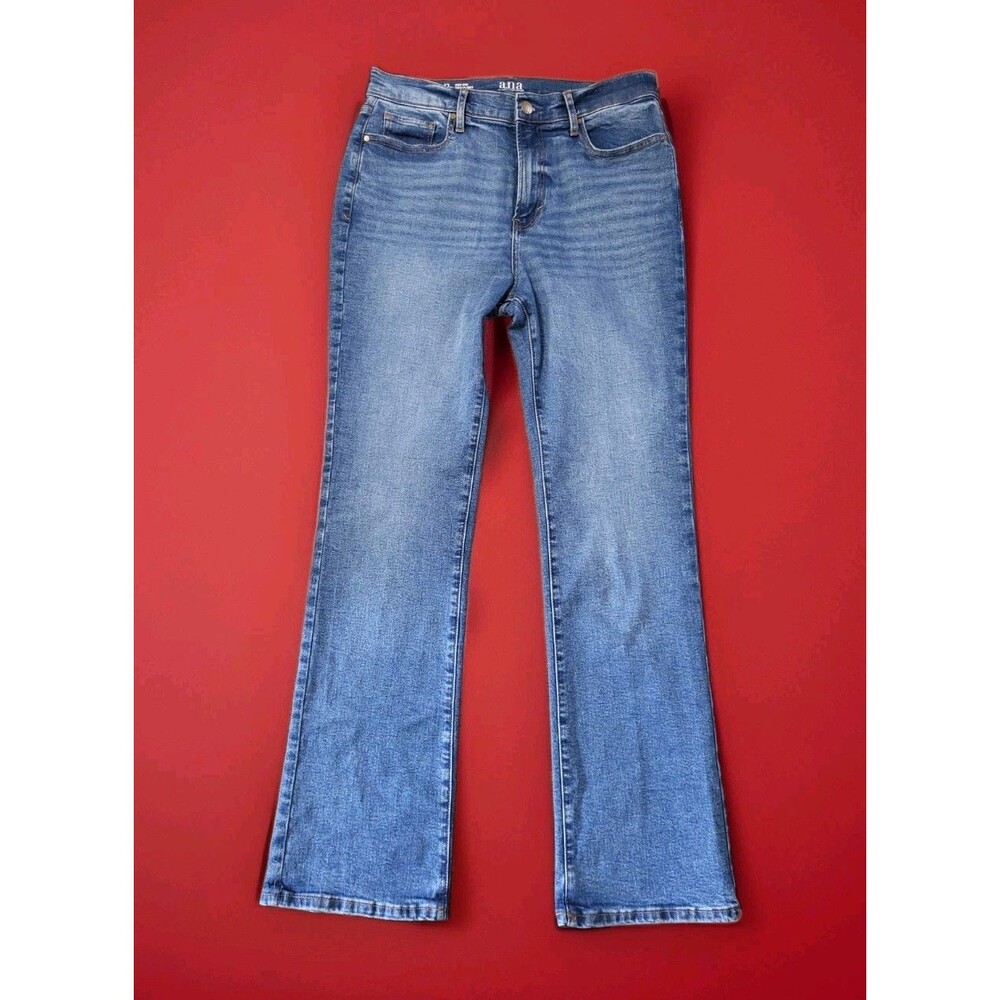 a.n.a JCPenney High Rise Vintage Bootcut Jeans Size 12 3B32D3 Stretch 32x32 - Picture 1 of 6